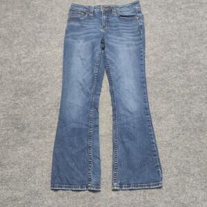 Shyanne Jeans Womens 28 X Short Medium Wash Blue Mid Rise Bootcut Denim